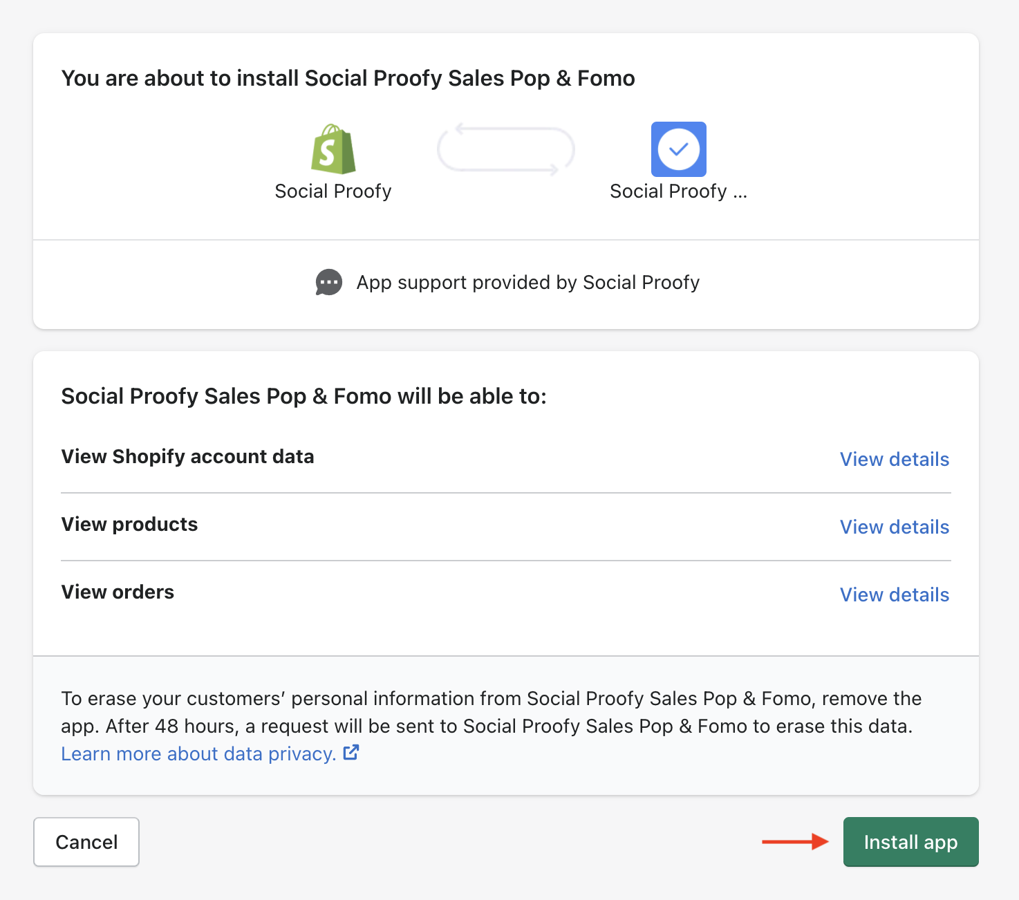 Installing Social Proofy With Shopify