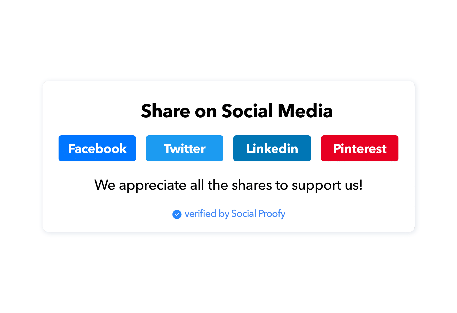 Social Share Widget