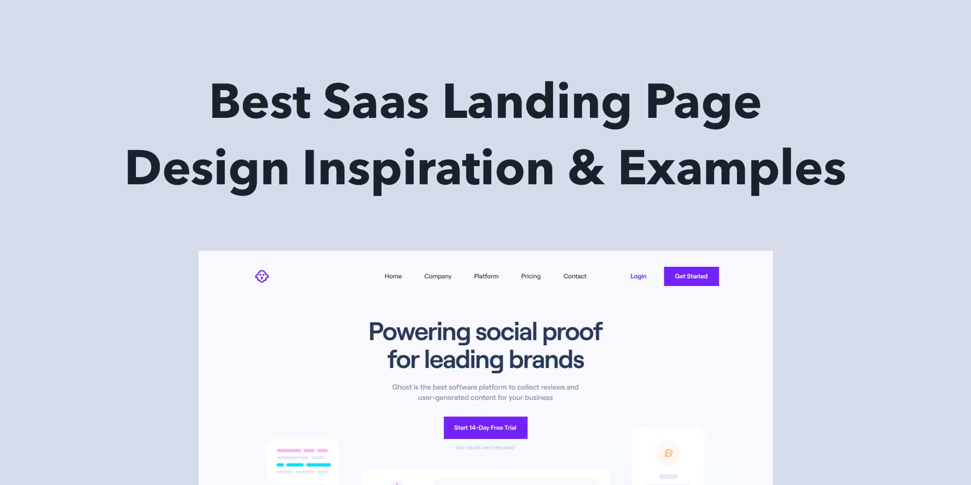 Best Saas Landing Page Design Inspiration & Examples